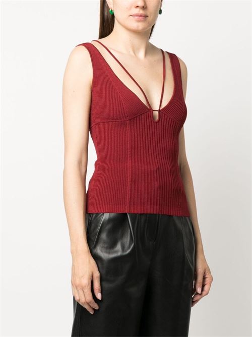 Top donna con scollo a V PATRIZIA PEPE | 8K0161K9J5R799